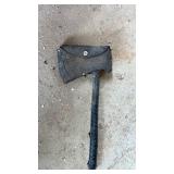 Handheld, hatchet with sheath