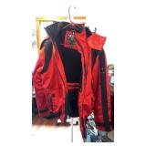 Noize78 men's  XL heavy coat zip up. With hood.