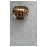 Class ring 10k 4.4 grams