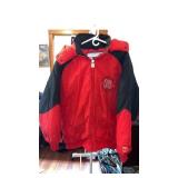 Men's size large Nebraska huskers zip up coat