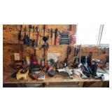 Entire Shelf & Wall of Hardware, Some Craftsman ,