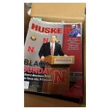Box of husker magazines