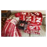 Vintage Nebraska Football Blankets , Throws &