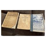 3 Vintage Hymm & Song Books