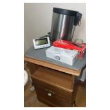 End table with one drawer approximately 18 x 16 x