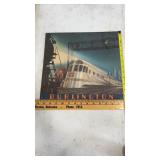 Repop metal sign Burlington 13.75'x12.5' opened