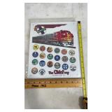 Repop metal sign Sante Fe 12'x10' in bag