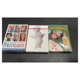 3 Sealed Decks Playing Cards, Fleischmann's Gin,