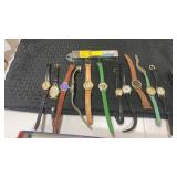 Miscellaneous  woman's watches.  Untested