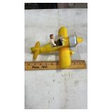 Vintage crop duster airplane overall diam. 9'