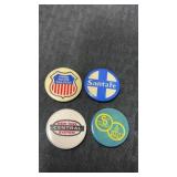 Railroad pin back
