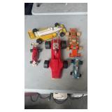 5 misc. Indy style cars various sizes