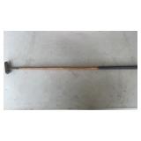 Spalding Chicopee putter wood shaft, leather