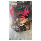 2 storage / luggage bags.  One has Jeep in it