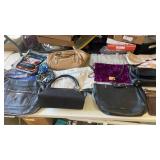 Group of womanï¿½s purses and wallets