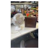 Fan and wall hanging