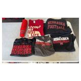 Nebraska misc. Med-3xl  T-shirts, 1 hoodie, &