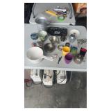 Misc. group of decor, cups, kitchen, & more