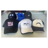 6 Vintage Baseball Caps Nike & NFL