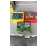3 Misc. kids lunch boxes with no thermos