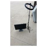 Computer monitor and ring light untested