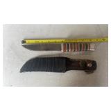 Fixed Blade with no Markings with sheath