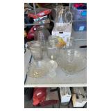 Misc. group of Jars, Pitchers, bowls, and more