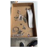 Misc. group of silver tone jewelry