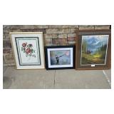 3 wall hang pictures.  Aprox. 27ï¿½x31ï¿½