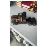 Vintage Tonka late 70s & early 80sBkack Hawk semi