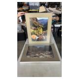 2 serial numbered Colorado pictures signed aprox.