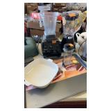 Hamilton beach blender , large new cookie sheet