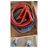 Booster cables with case jumper cables