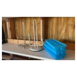 Paper, towel holders, and ice trays