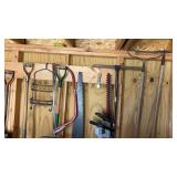 Long handle tools and more  bench not included