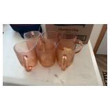 6 Arcoroc France Glads Mugs