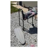 Table top ironing, board, foldable walker, and