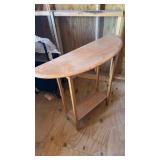 Approximately 34 x 11 x 31ï¿½  wooden entry table