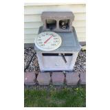 Hose reel with hose, Temp gauge, and more
