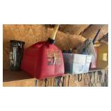 Entire Shelf of Contents, Motor Oil, Gas Cans &