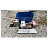 Tote with misc. outside items and more untested