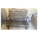 Metal Porch Swing, Approx 40ï¿½ Wide