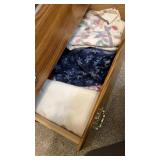 All in drawer.  Small blankets