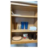 3 Shelves Glasses & Bowls & more