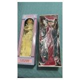 2 Porcelain Dolls NIb, Cathay Collection & Ashley