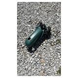 Traveling Orbit lawn tractor sprinkler