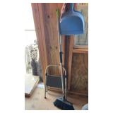 Step stool and broom