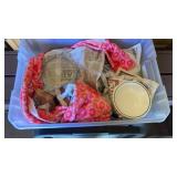 2  Tote with miscellaneous dishes