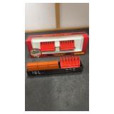 ERTL Railroad Six- Row Cornheads Flatcar & Nickel