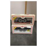 2 Model Power HO Scale Flatcars w/ Reels &